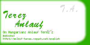 terez anlauf business card